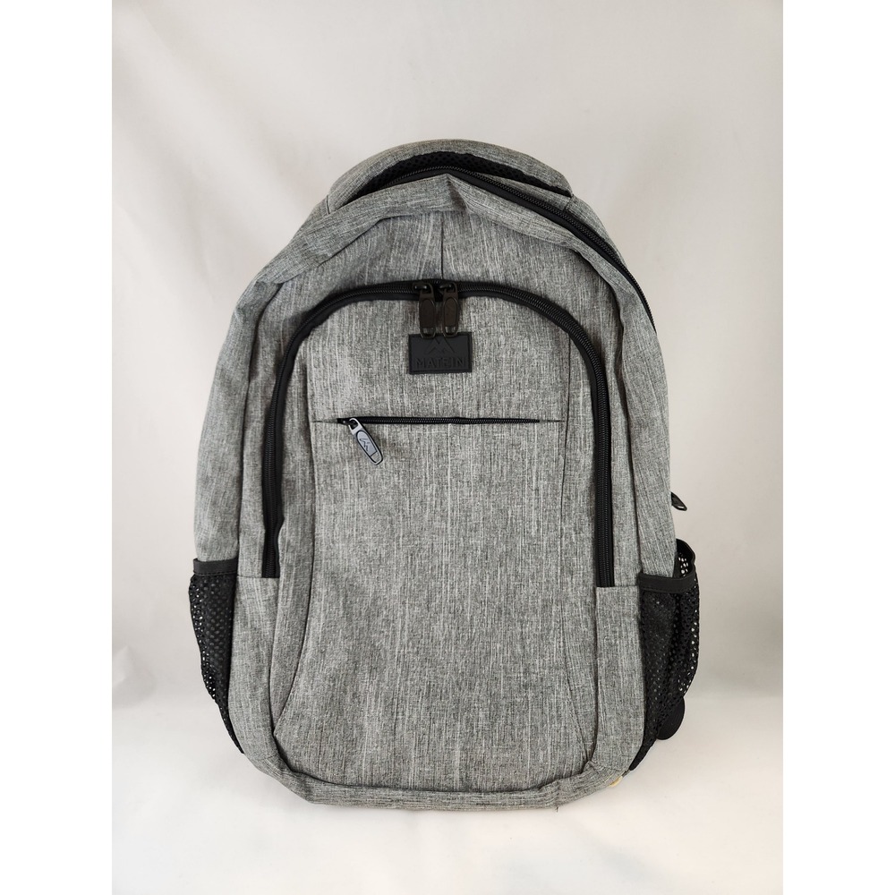 NWOT Matein Gray Backpack 15.6" Laptop Bag Water Resistant School College Work